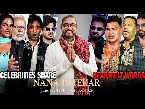 Celebrities Reactions & Heartfelt Tributes to Nana Patekar | Munawar Faruqui, Sahil Khan, Ajaz Khan