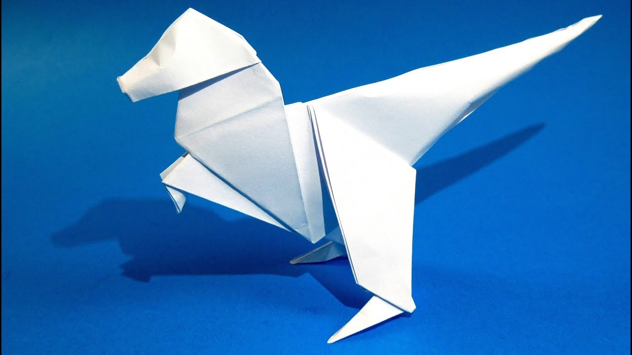 origami instructions hard How To Make an Easy Origami Dinosaur