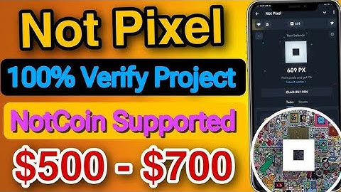 Not Pixel Telegram Bot Mining Project (Supported By Not Coin Project) Don