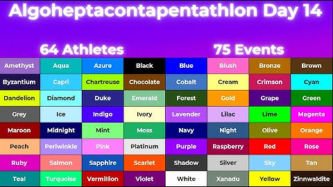 Algoheptacontapentathlon Day 14