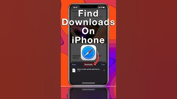 How To Find Downloads On Your iPhone #shorts