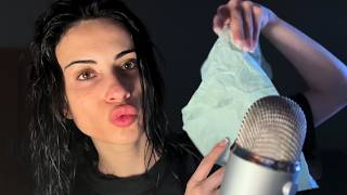 ASMR Lots of Mouth Sounds with Tingly Tissue Triggers