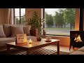 Relaxing Spring Coffee Shop Ambience ☕ Smooth Piano Jazz Music for Productive Work & Study 🌸