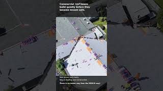 Commercial Roof Issues Build Quietly #Shorts