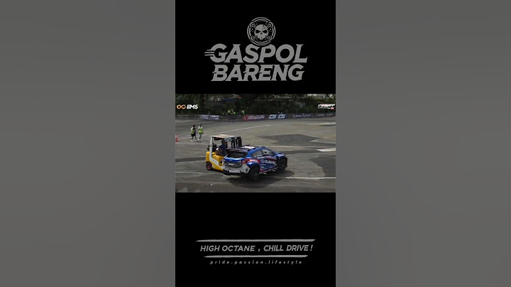 NGENES!! DIPO DWIKI HAJAR TEMBOK DI IIMS DRIFT 2025 PAKAI CROSSTREK BARU #iims #drift #dipo