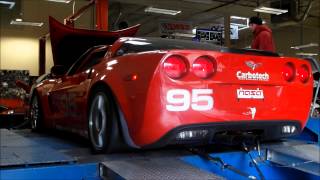 Corvette Road Course Car on the dyno at Tune Time