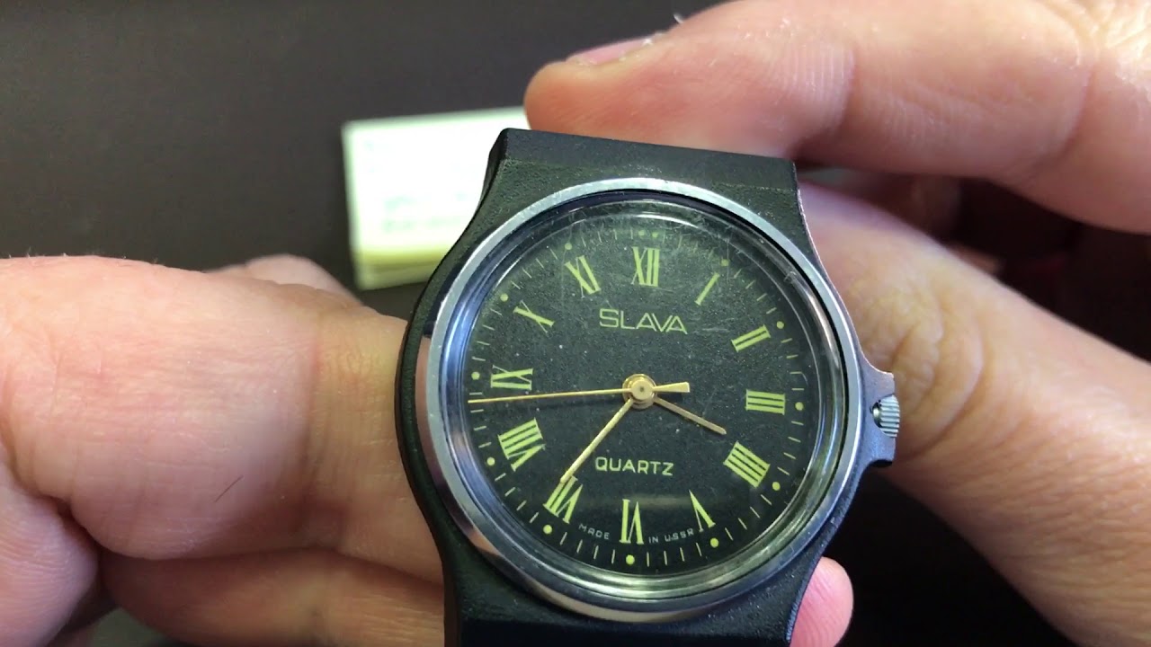 021 - Slava Quartz plastic case 33mm raketa amphibia