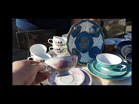 НОВЫЙ ПОХОд на БАРАХОЛку в ГЕРМАНИИ! МНОГо ВИНТАЖной ПОСУДЫ! ФАРФОР! АНТИКВАРИАТ! КеРАМИКА!СТЕКЛО!