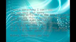 Vignette de la vidéo "Behind Those Eyes Lyrics (3 Doors Down)"