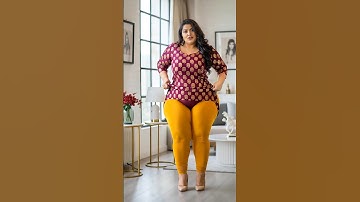 Bold • Beautiful • Confident 💛💃| #Shorts #ConfidenceIsBeauty ‎#PlusSizeFashion