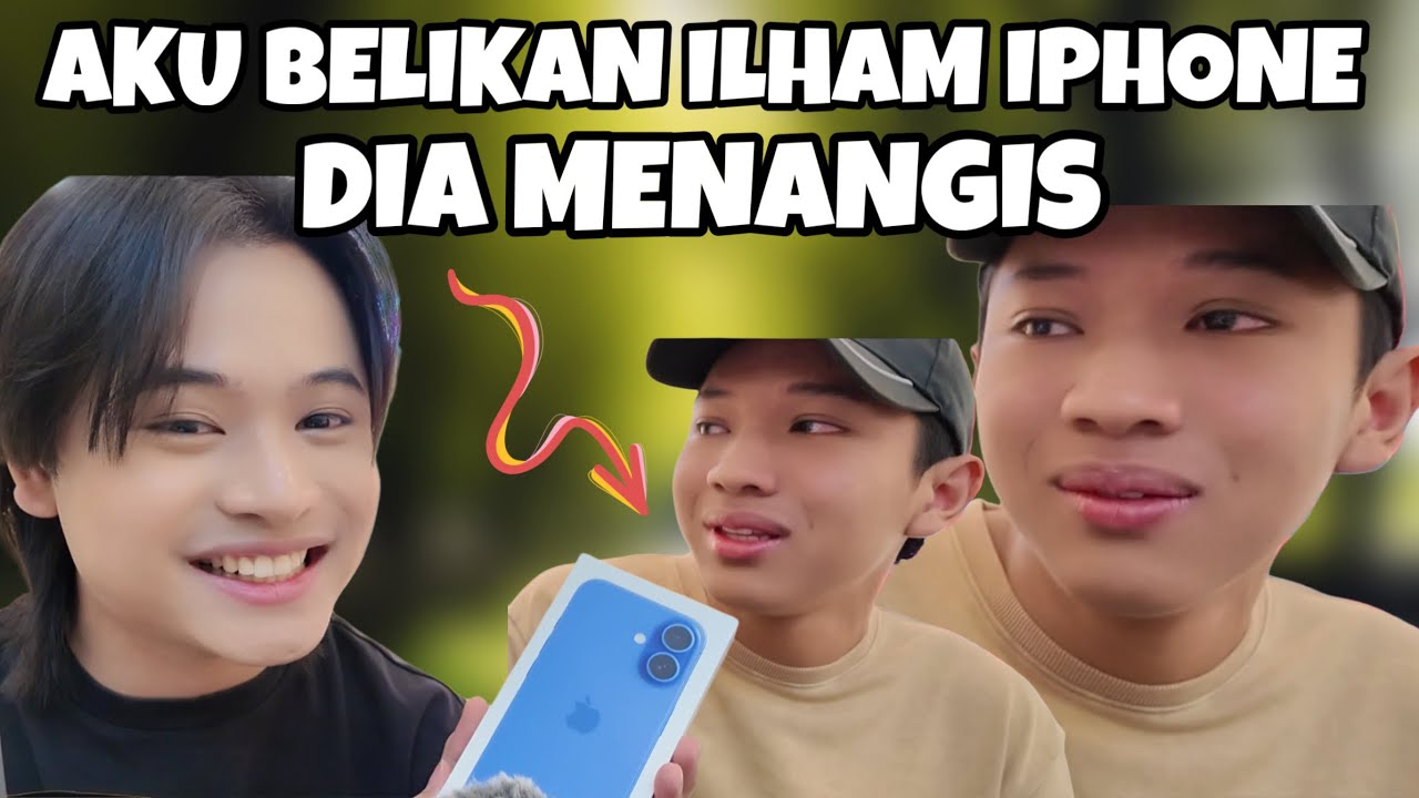 ILHAM MENANGIS 😰 AKU BELIKAN DIA IPHONE 16 🤯