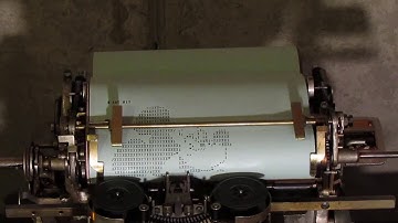 Mickey Mouse Teletype Art