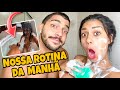 NOSSA ROTINA DA MANHÃ NA CASA NOVA!!! *CONHECEMOS A SAUNA* 😱