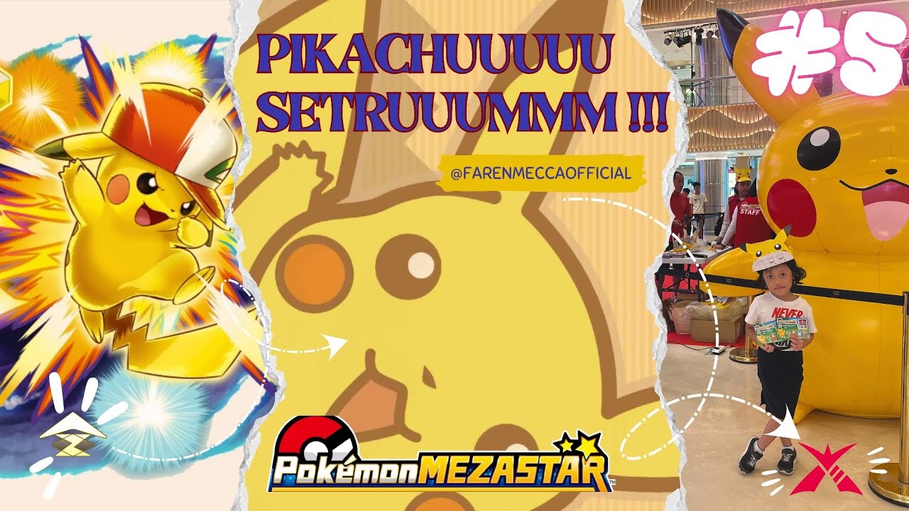 Main POKEMON MEZASTAR - PIKACHU pake topi & PIKACHU jadi Raksasa - YouTube