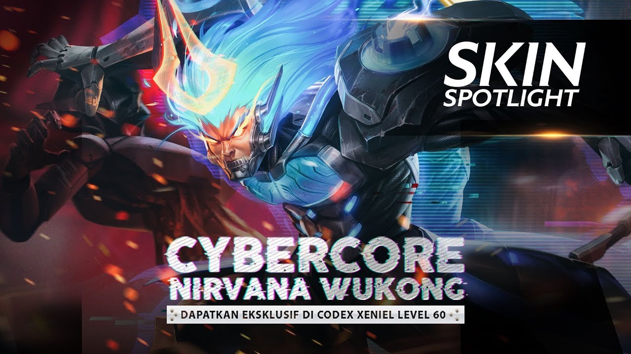 Cybercore Nirvana Wukong Skin Spotlight Garena AOV ( Arena of Valor