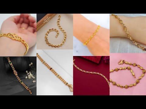 Latest Gold Bracelet Design For Ladies 