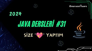 [2024] Java Dersleri #31 For döngüsü ile kalp çizimi