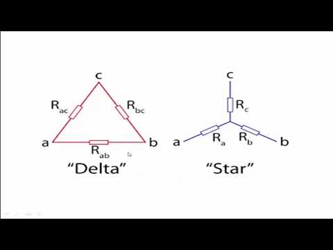 اثبات قانون القدرة احمال ثلاثى الاوجة توصيلة نجمة او دلتا