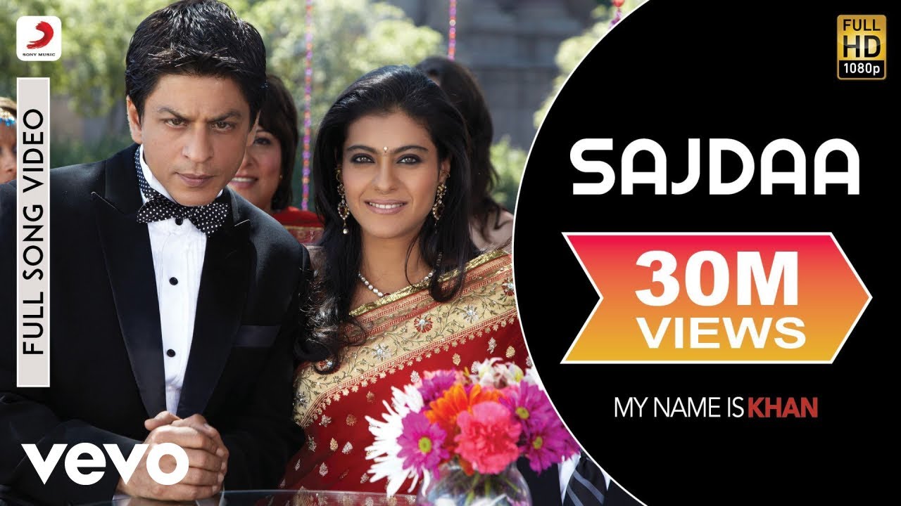 Download Sajdaa Full Video - My Name is Khan|Shahrukh Khan|Kajol|Rahat Fateh Ali|Richa Sharma