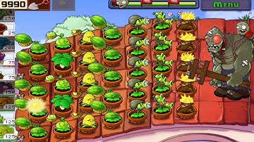 Plants vs Zombie | Adventure ROOF :8-9 Level Completed | Full HD Gameplay And Strategy