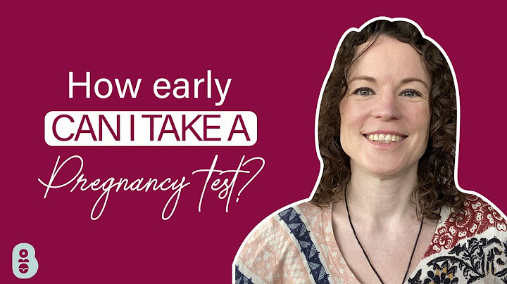What is the earliest you can take a pregnancy test