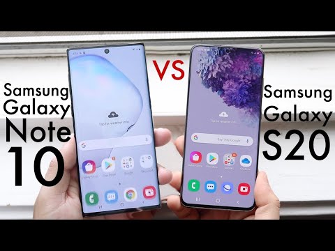 Samsung Galaxy S20 Vs Samsung Galaxy Note 10! (Comparison) (Review)