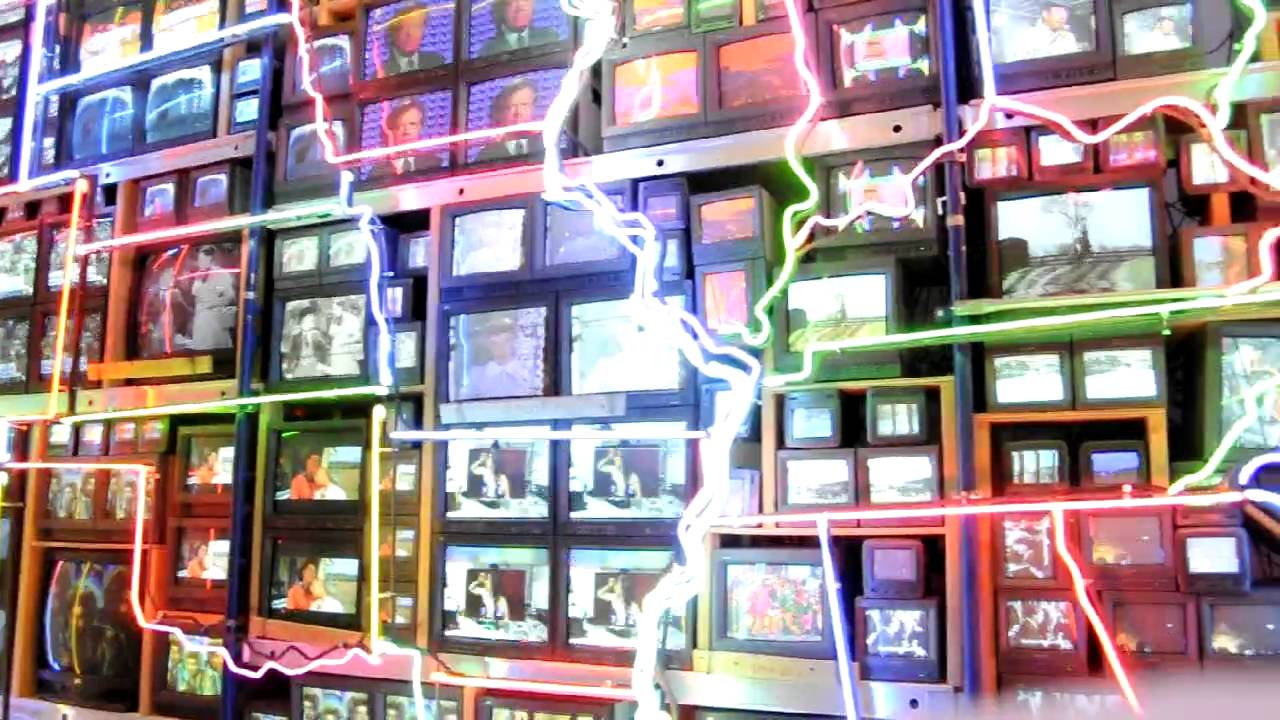 Nam June Paik - Electronic Superhighway - YouTube