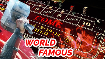 MOST FAMOUS CRAPS SYSTEM PLAYED!!!