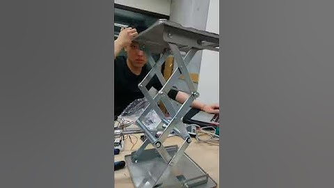 Driving Scissor Lift with Stepper Motor