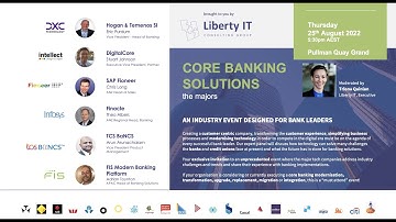 Introduction to Core Banking Solutions event