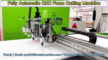 Fully Automatic CNC Foam Cutting Machine | Dual Blades for EPE, EVA, XPE Foam