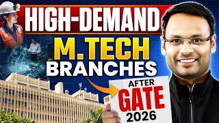 Top High-Demand M.Tech Branches After GATE 2026 | Salary & Future Scope