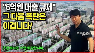 정부의 초강력 대출 규제, 부동산 시장에 무서운 후폭풍 전망... 앞으로 집값은 이렇게 된다!!
