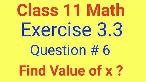 Exercise 3.3 fsc part 1 | Q 6 | Matrices and Determinants