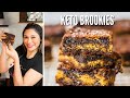 KETO BROOKIE RECIPE! How to Make Keto Cookies + Brownies ONLY 3 NET CARBS!