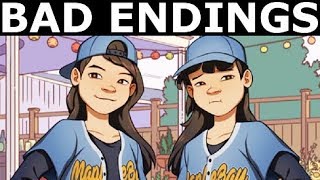 All Bad Endings, All Friend Zone Epilogues - Dream Daddy: A Dad Dating Simulator (No Commentary)