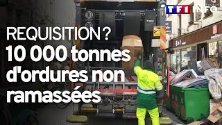 Grèves : 10 000 tonnes d'ordures non ramassées à Paris