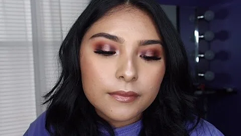 Deep Plum Halo Eye Makeup Tutorial | Melissa Almazan