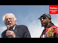 Chris Smalls Speaks To Bernie Sanders About Conditions At Amazon During Senate Hearing