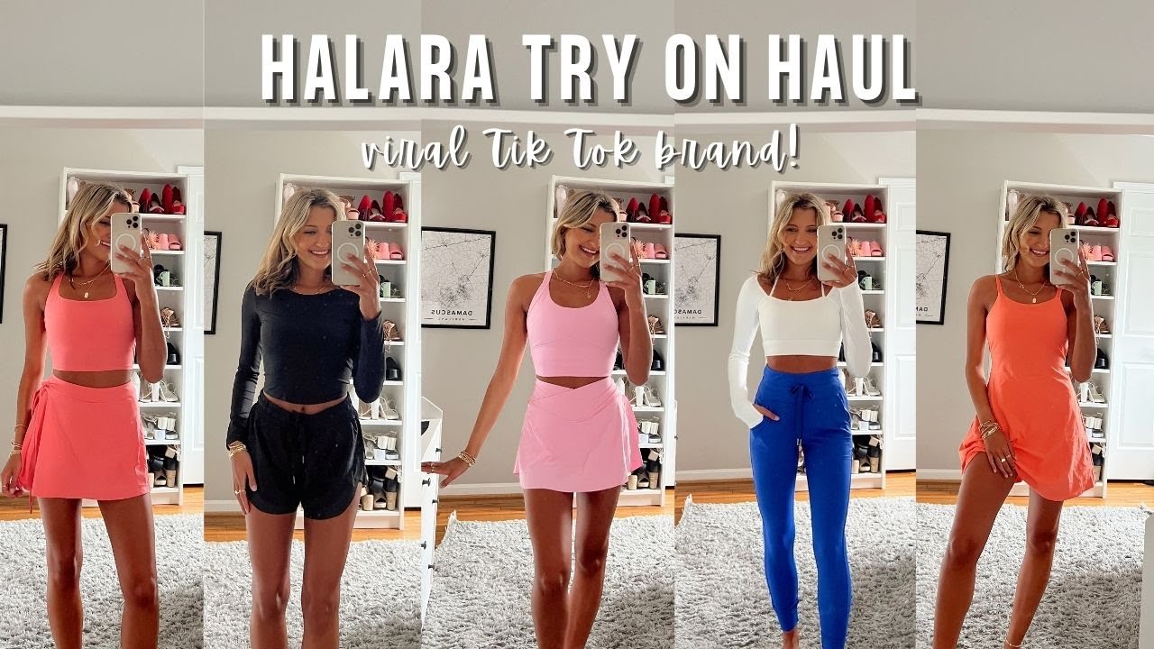 Halara Cloudful Try On Haul  Dress, Skirt, Leggings, and More! 