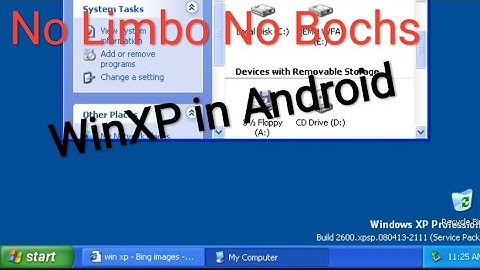 Windows XP on Android (QEMU)