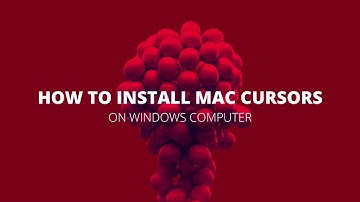 How-to install Mac Cursors on Windows 10 (2019)