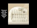 Class A maternal and infant grade warm rabbit plush quilt, thickened milk plush in winter, can sleep