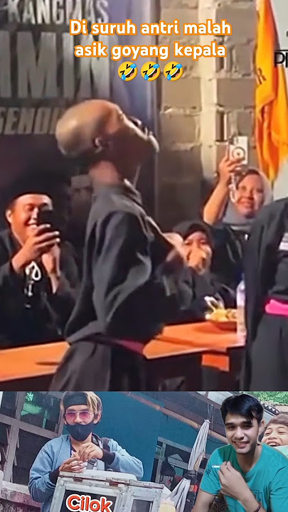 Seorang murid pencak silat bergoyang kepala lucu sekali🤣