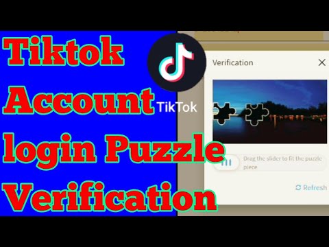 Tik tok puzzle verification | Tiktok account login problem| tiktok verification puzzle not working ?