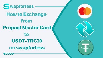 How to Exchange from Prepaid Master Card to USDT-TRC20 on swapforless: A Complete Guide