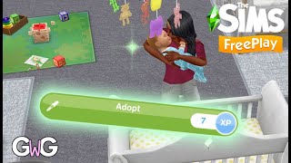 The Sims Freeplay- How to Adopt a Sim for FREE screenshot 2