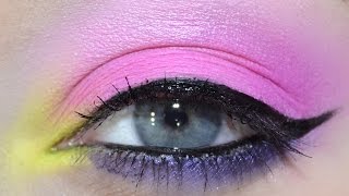 Lime Bubblegum Makeup Tutorial, urbandecay, tarte, toofaced, l'oreal, truematch, nyx, bhcosmetics, 80'slook