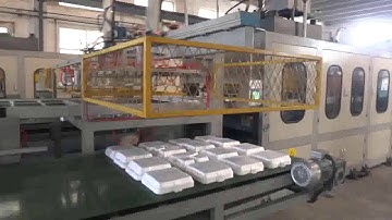 double robot arms vacuum forming machine
