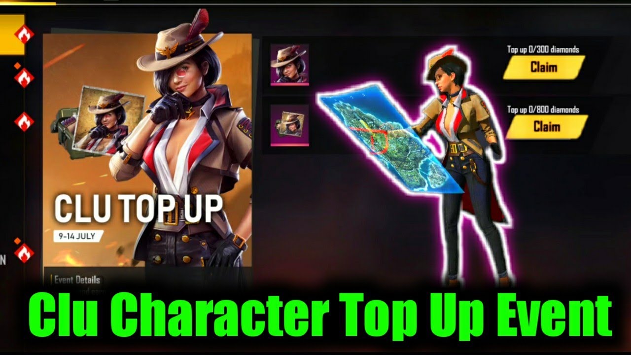 CLU TOP UP || FREE FIRE CLU TOP UP EVENT || RASMIC RAAZ